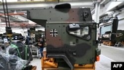 Rheinmetall MAN Military Vehicles (RMMV)-ის ქარხანა ავსტრიაში. ფოტო გადაღებულია 2026 წლის 15 სექტემბერს