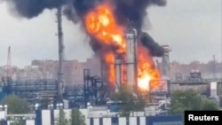 Ukrayna dronu Moskva yaxınlığındakı neft zavodunu vurub