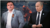 Президент России Владимир Путин и Михаил Звинчук, основатель пропагандистского проекта "Рыбарь"