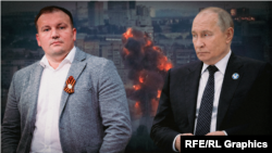 Президент России Владимир Путин и Михаил Звинчук, основатель пропагандистского проекта "Рыбарь"