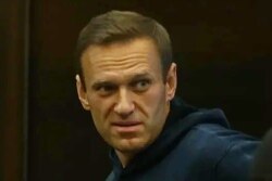Олексій Навальний у суді. Москва, Росія. 2 лютого 2021 року
