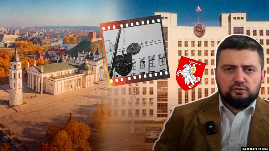 Фотакаляж. Вадзім Сідараў (справа)