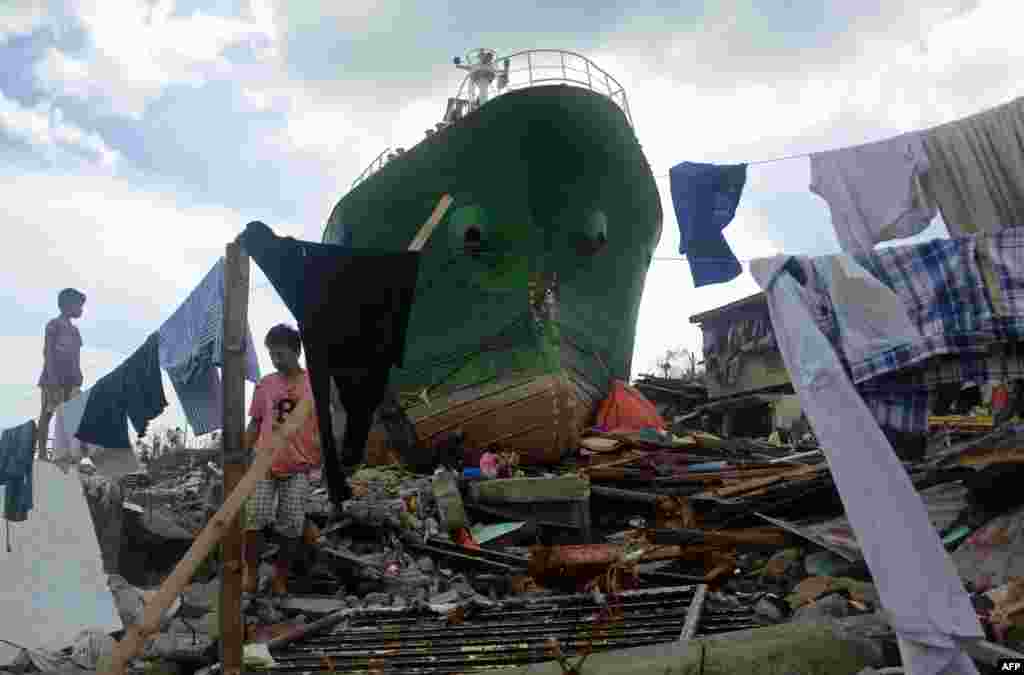 Tacloban, 11. novembar 2013. Foto: AFP / Noel Celis 