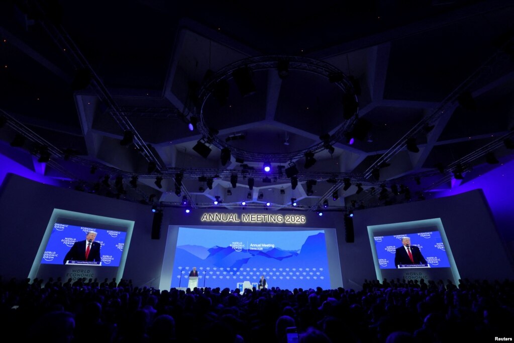Takimi vjetor i Forumit Ekonomik Botëror në Davos, Zvicër, ku presidenti amerikan, Donald Trump, po mban fjalim.