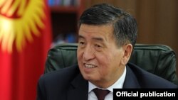 Kyrgyzstan - Bishkek - Prime minister Sooronbay Jeenbekov 