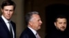 Jared Kushner, Steve Witkoff dhe presidenti ukrainas Volodymyr Zelenskyy në Kiev, më 6 shtator.
