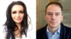 Бившата журналистка от ТВ7 Диляна Гайтанджиева и разследващият журналист от Инсайдър Христо Грозев. Колаж.