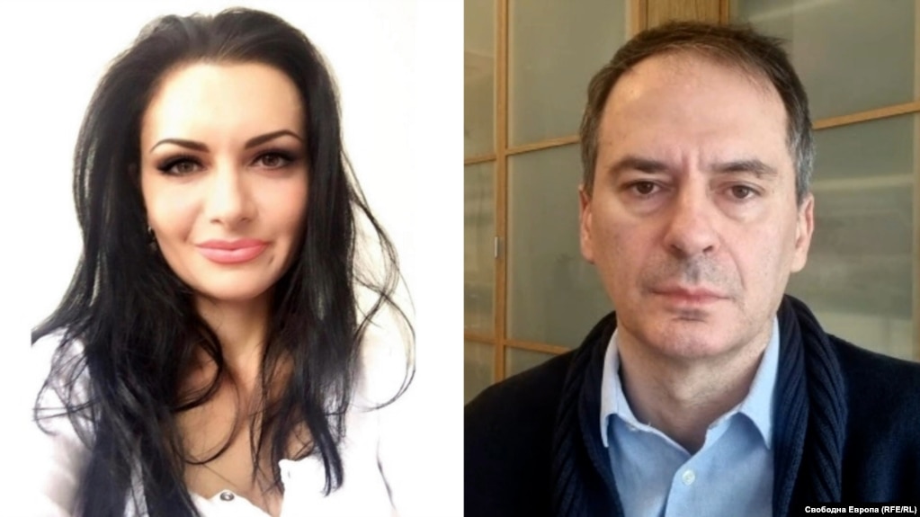 Бившата журналистка от ТВ7 Диляна Гайтанджиева и разследващият журналист от Инсайдър Христо Грозев. Колаж.