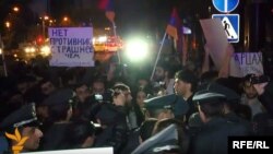 Protest aksiýasy, Ýerewan 