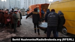 Роздача гарячих страв від World Central Kitchen у Києві, січень 2026 року