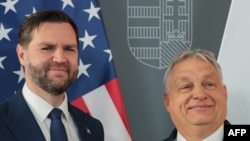 აშშ-ის ვიცეპრეზიდენტი ჯეი დი ვენსი და უნგრეთის პრემიერი ვიქტორ ორბანი. ბუდაპეშტი, 7 აპრილი, 2026 წელი