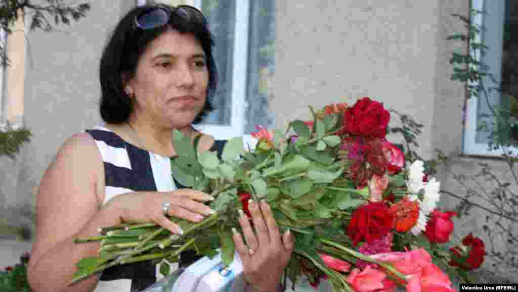 Svetlana Chirtoacă, directoarea școlii din Bălănești.