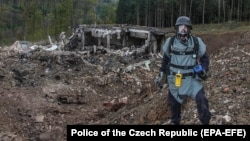 Two GRU officers (not pictured) were named as responsible for the Vrbetice ammunition depot explosions in 2014.