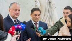 Igor Dodon și Alexandru Stoianoglo