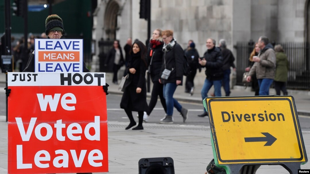 Protest pro-Brexit