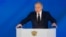 Путин выступает перед Федеральным собранием, 21 апреля 2021 г.