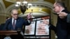 US Senate Minority Leader Chuck Schumer (D-NY) takes questions as Senate Democratic leaders hold a press conference in Washington on June 23.