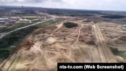 Строительство индустриального парка в Севастополе. Скриншот кадра видео местного телеканала НТС – nts-tv.com