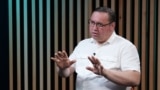 Istoricul Igor Cașu, directorul Agenției Naționale a Arhivelor, în studioul Europei Libere din Chișinău, pe 24 iunie 2025