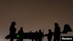 Ekip i mbrojtjes ajrore ukrainase. Fotografi nga arkivi.