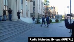 Архива: Поранешниот министер за транспорт и врски Миле Јанакиески пред Кривичниот суд на судењето за случајот „Титаник.“