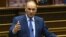 Armenia -- Finance Minister Gagik Khachatrian speaks in the parliament in Yerevan, March 16, 2016.