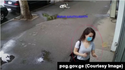 The Prosecutor-General's Office released video footage showing Tamar Bachaliashvili going to various pharmacies the day before her disappearance.
