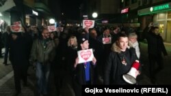 Protestat në Banja Llukë