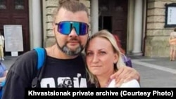 Сяргей і Алена Хвасьцёнкі, фота з прыватнага архіву