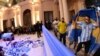 Прощание с Диего Марадоной во дворце Каса Росада, Буэнос-Айрес, Аргентина, 26 ноября 2020 года