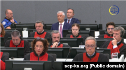 Pamje nga seanca e 16 shtatorit në Dhomat e Specializuara, ku u shpall aktgjykimi për katërshen e UÇK-së.