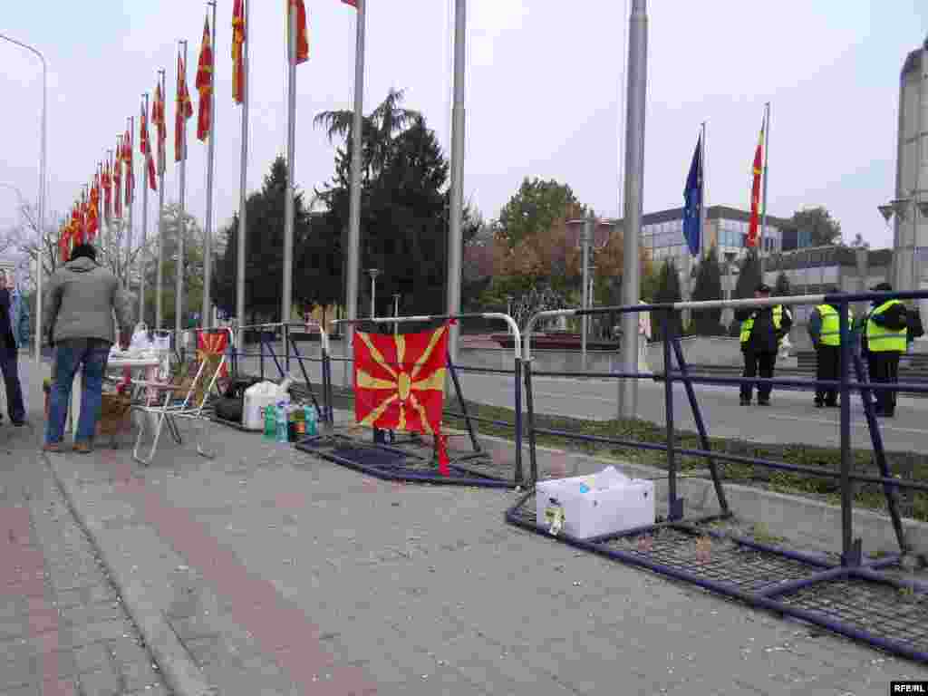 Протести на професионалните војници - Протести на професионалните војници