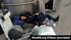 Чартер рейслари билан уйига қайтишни кутаëтган ўзбекистонликлар.