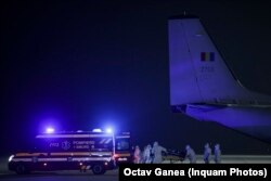 Cătălin Denciu a fost transferat de urgență cu un avion al Armatei, pentru că aeronavele Inspectoratului General de Aviației nu erau apte de zbor