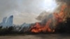 CRIMEA - fire of dry vegetation, Ukraine, 30Aug2021