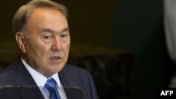 Kazakh President Nursultan Nazarbaev 