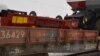 Armenia - A train in Yerevan station, 01Mar,2017