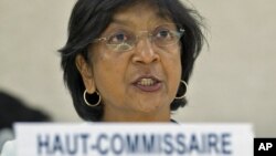 Глава ведомства ООН по правам человека Нави Пиллэй