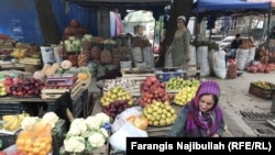 A local bazaar in Norak, Tajikistan