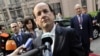 Belgium -- French President Francois Hollande arrives for a meeting of European Union leaders in Brussels, 23May2012