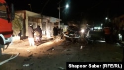 A Taliban intelligence official in Herat Province said that the cause of the explosion was a magnetic mine attached to the vehicle's fuel tank.