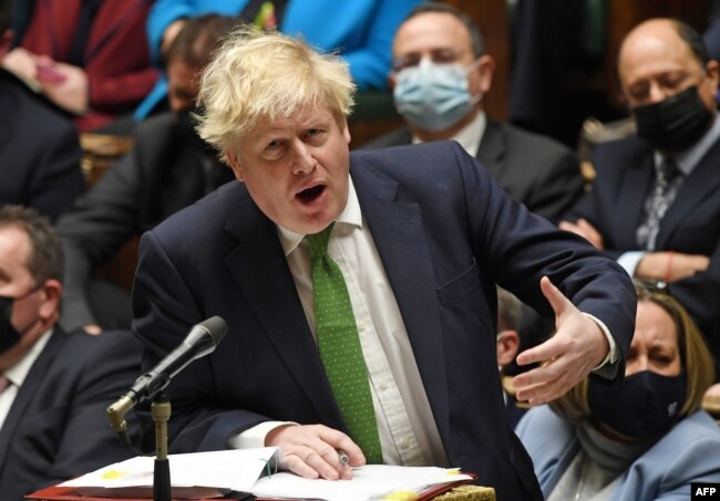 British Prime Minister Boris Johnson