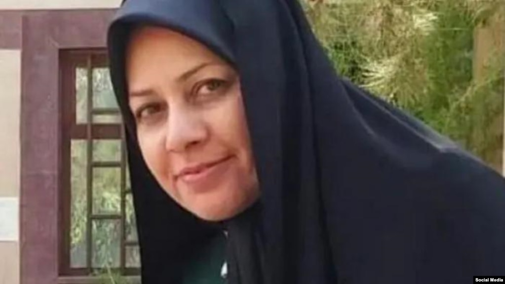 Farideh Moradkhani was arrested on January 14 after a video posted online showed her reciting a poem in praise of the former empress.