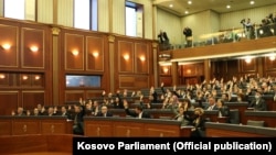 Sednica Skupštine Kosova, Priština, januar 2022.