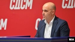 Претседателот на СДСМ и мандатар за состав на нова влада, Димитар Ковачевски