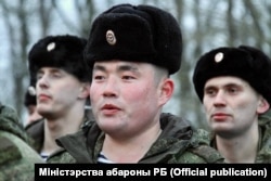 Російські солдати в Білорусі під час спільних військових навчань. Лютий, 2022 року