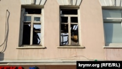 Жилой дом по улице Киевская, 36 после пожара