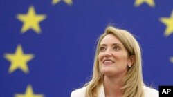 Roberta Metsola, noua președintă a Parlamentului European