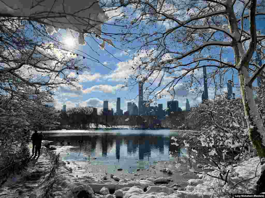 A manhattani Central Park hóesés után