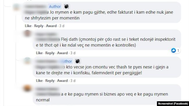 Bisedë në rrjetin social Facebook në mes të personave që merren me prodhimin e kriptovalutave në Kosovë.